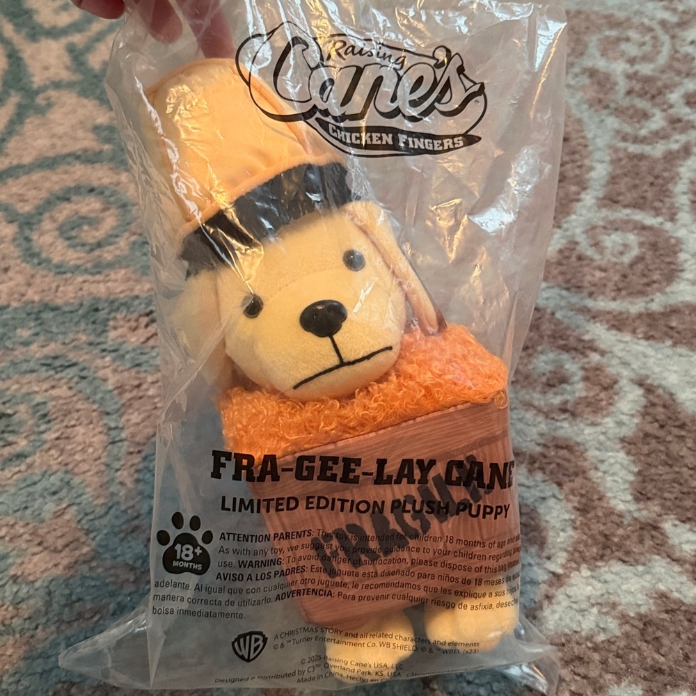 Raising Cane's Holiday Plush